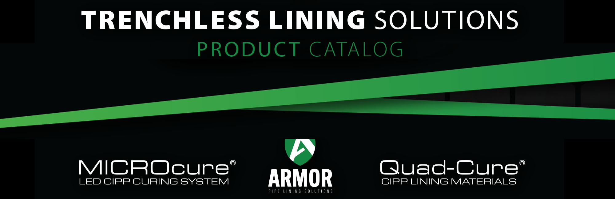 Trenchless Lining Solutions Product Catalog Banner