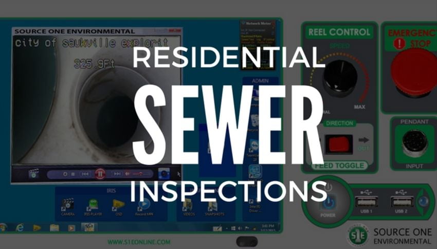 Residential Sewer Inspections | Source One Environmental